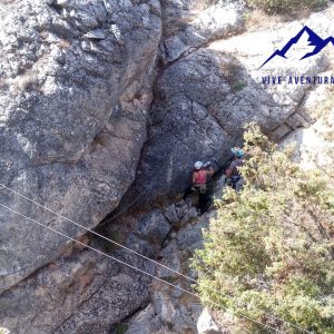 Ferrata pasarela de espeja en Espeja de San Marcelino