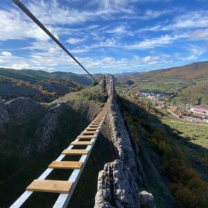 Ferrata Valdetorno 2 puente 100m