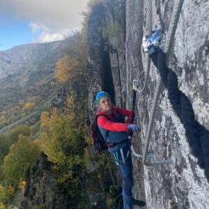 Ferrata Valdetorno priemra trepada 1