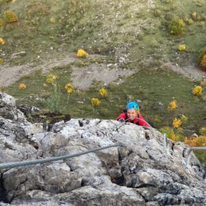 Ferrata Valdetorno priemra trepada 4