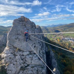 Ferrata Valdetorno puente pequeño