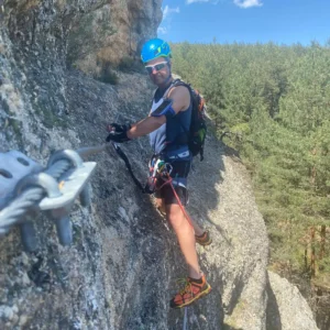 Via ferrata de Cuerda de la Granja en Duruelo de la Sierra