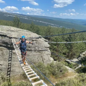 Via ferrata de Cuerda de la Granja en Duruelo de la Sierra