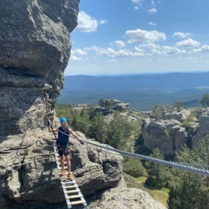 Via ferrata de Cuerda de la Granja en Duruelo de la Sierra