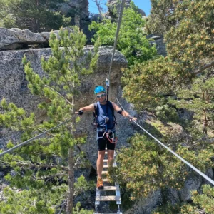 Via ferrata de Cuerda de la Granja en Duruelo de la Sierra