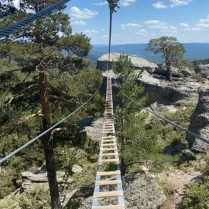 Via ferrata de Cuerda de la Granja en Duruelo de la Sierra