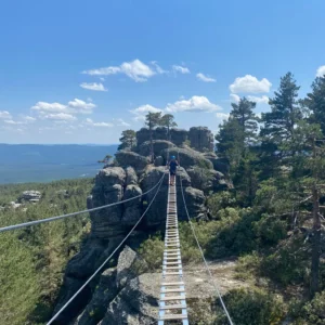 Via ferrata de Cuerda de la Granja en Duruelo de la Sierra