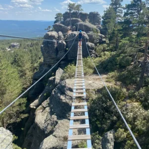 Via ferrata de Cuerda de la Granja en Duruelo de la Sierra