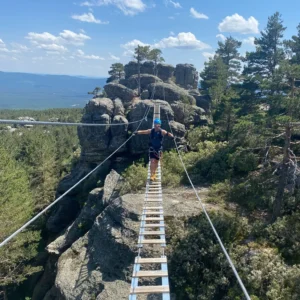 Via ferrata de Cuerda de la Granja en Duruelo de la Sierra