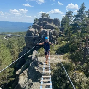 Via ferrata de Cuerda de la Granja en Duruelo de la Sierra