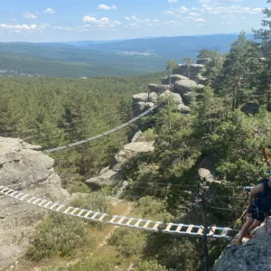 Via ferrata de Cuerda de la Granja en Duruelo de la Sierra