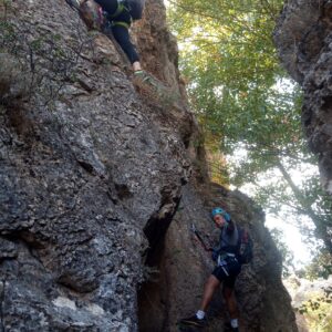 Vía ferrata Pasarela de Espeja en Espeja de San Marcelino (Burgos)