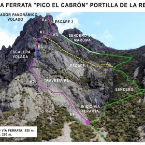 Vía ferrata Pico el Cabrón - Portilla de la Reina