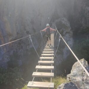 Vía ferrata de Valdeón en Cordiñanes