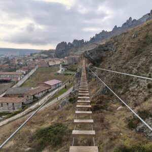 Vía ferrata pancorbo puente tibetano
