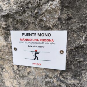 Vía ferrata pancorbo puente de mono