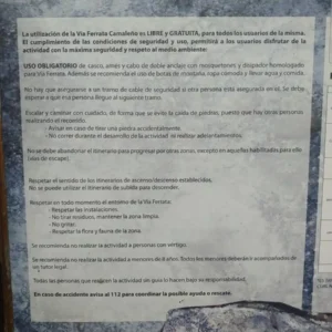 ES.CAN.020 Ferrata los llanos descripción